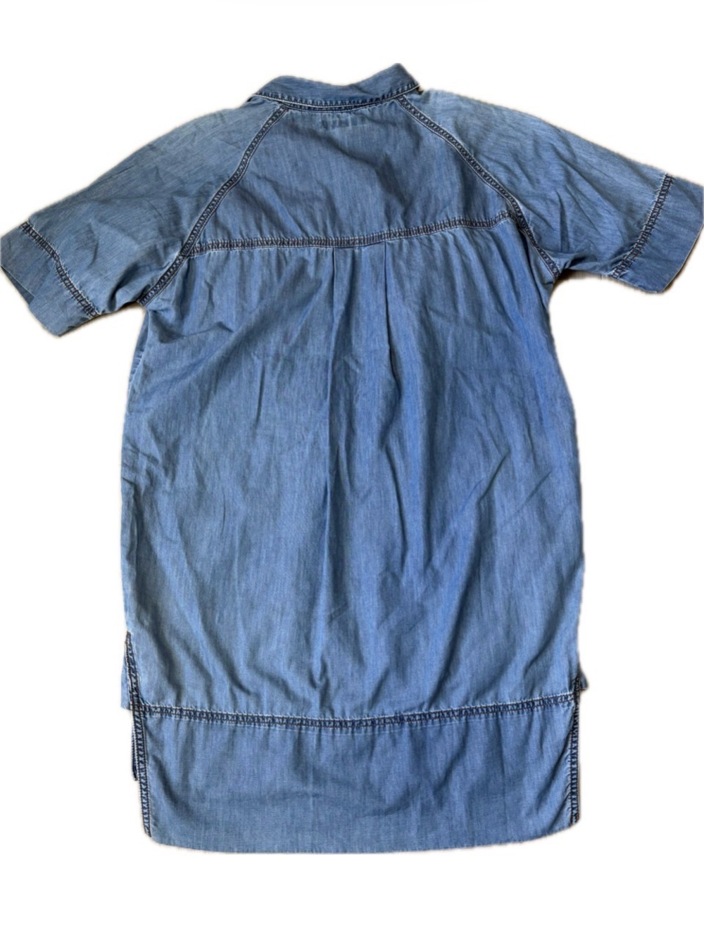 Banana Republic Chambray Popover Shirt Dress | Oversized Comfort | Size Small - Picture 4 of 6